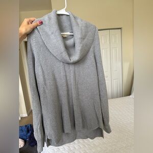 Michael Kors Gray Cowl Neck Sweater